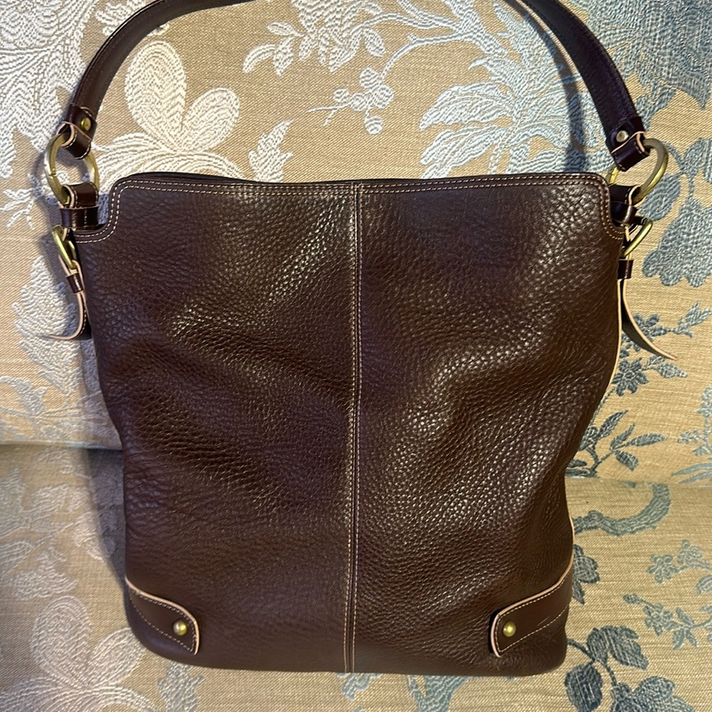 Kenneth Cole pebbled leather bag